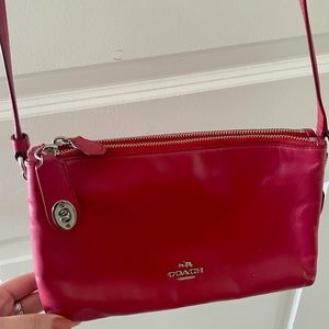 Coach Crossbody Bag- Red